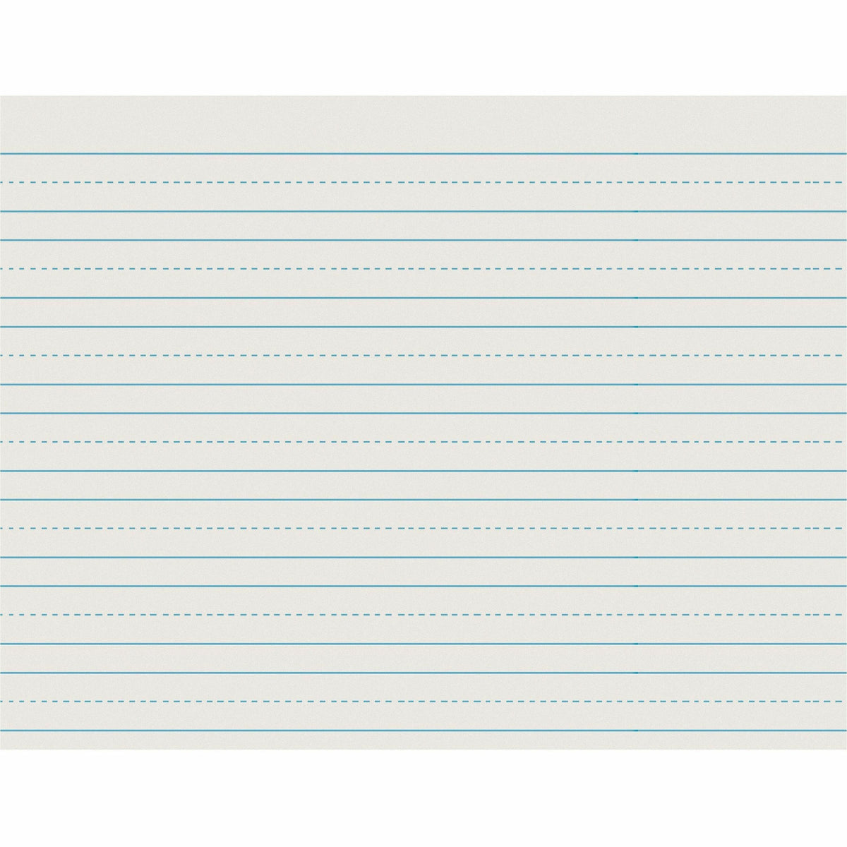 Pacon Skip - A - Line Ruled Newsprint - Letter - 500 Sheets - 0.75" Ruled - Letter - 11" x 8 1/2" Sheet Size - White Paper - 500 / Ream