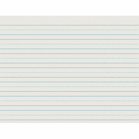 Pacon Skip - A - Line Ruled Newsprint - Letter - 500 Sheets - 0.75" Ruled - Letter - 11" x 8 1/2" Sheet Size - White Paper - 500 / Ream