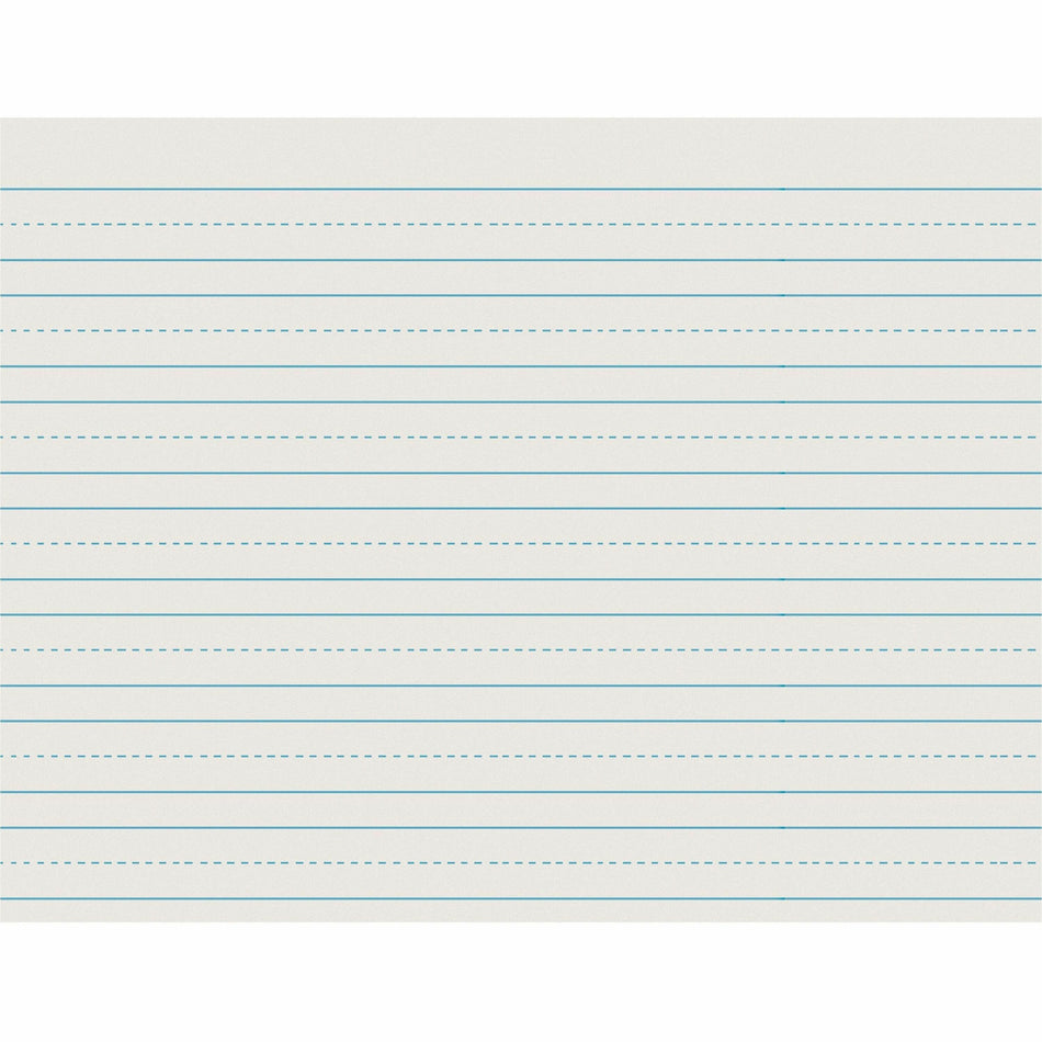 Pacon Skip - A - Line Ruled Newsprint - Letter - 500 Sheets - 0.75" Ruled - Letter - 11" x 8 1/2" Sheet Size - White Paper - 500 / Ream