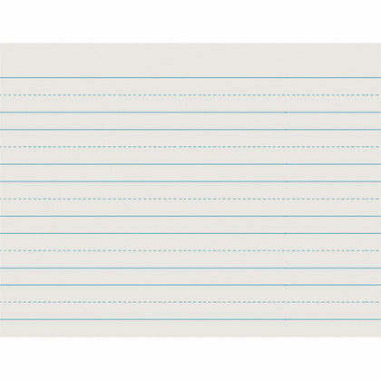 Pacon Skip-A-Line Ruled Newsprint: 1’’ & 0.50’’ - 500 Sheets - Handwriting Paper Pads