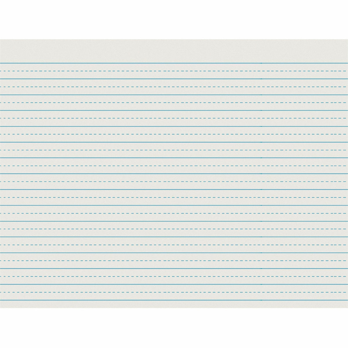 Pacon Alternate Dotted Ruled Newsprint - Letter - 500 Sheets - 0.50" Ruled - 30 lb Basis Weight - Letter - 11" x 8 1/2" Sheet Size - White Paper - 500 / Ream