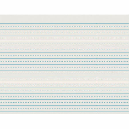 Pacon Alternate Dotted Ruled Newsprint - Letter - 500 Sheets - 0.50" Ruled - 30 lb Basis Weight - Letter - 11" x 8 1/2" Sheet Size - White Paper - 500 / Ream