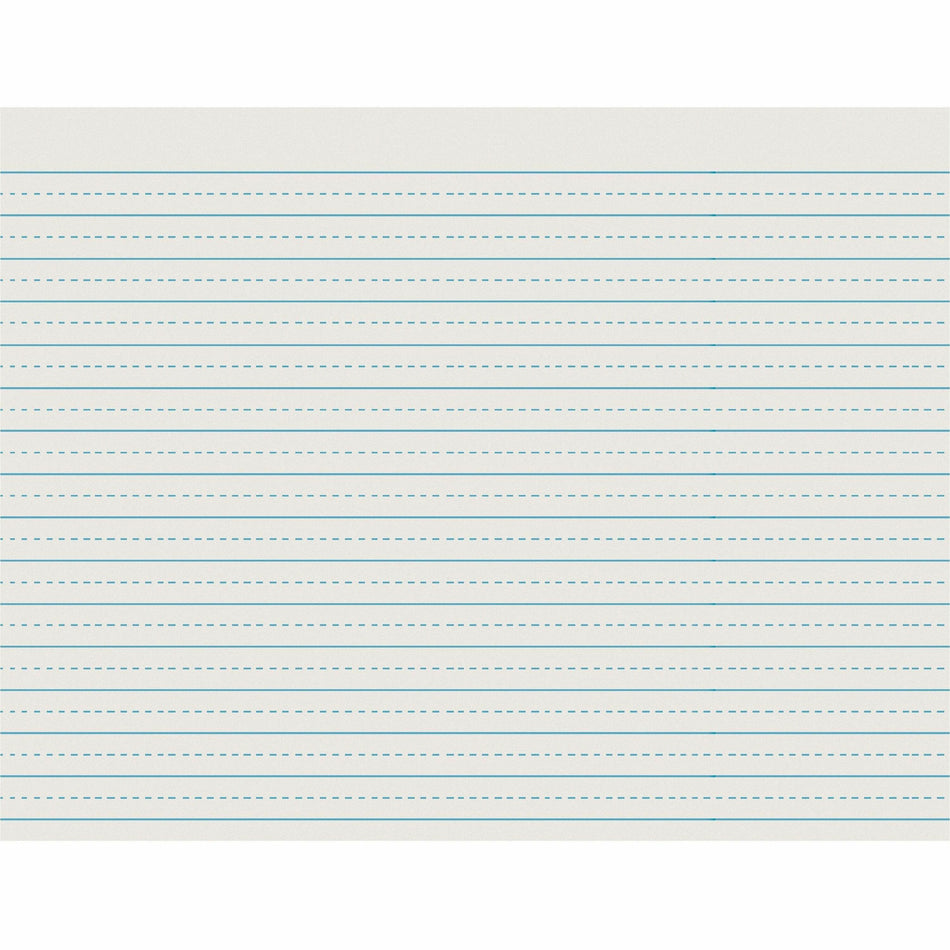 Pacon Alternate Dotted Ruled Newsprint - Letter - 500 Sheets - 0.50" Ruled - 30 lb Basis Weight - Letter - 11" x 8 1/2" Sheet Size - White Paper - 500 / Ream