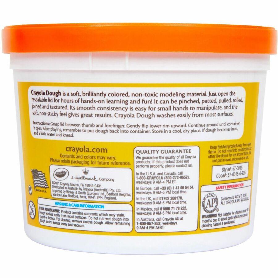 Crayola Super Soft Dough - Modeling, Fun and Learning, Painting and Drawing - Orange - 1 Each