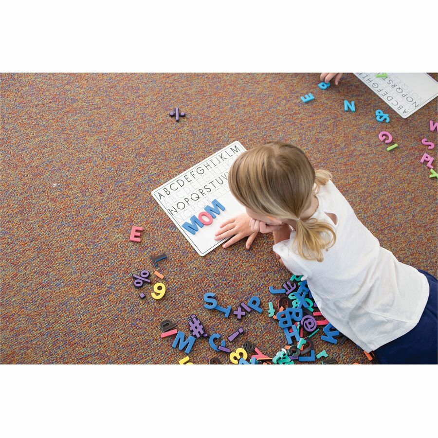 WonderFoam Magnetic Letters/Numbers - Magnetic - Washable - Assorted - Foam - 130 / Set
