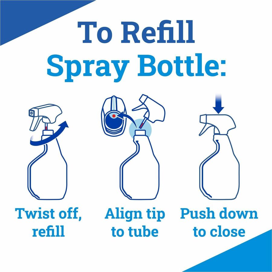 CloroxPro™ Tilex Disinfecting Soap Scum Remover Spray - For Multipurpose - 32 fl oz (1 quart) - Recommended For: Soap Scum Remover, Dirt Remover - Disinfectant, Deodorize, Anti-bacterial - 9 / Carton