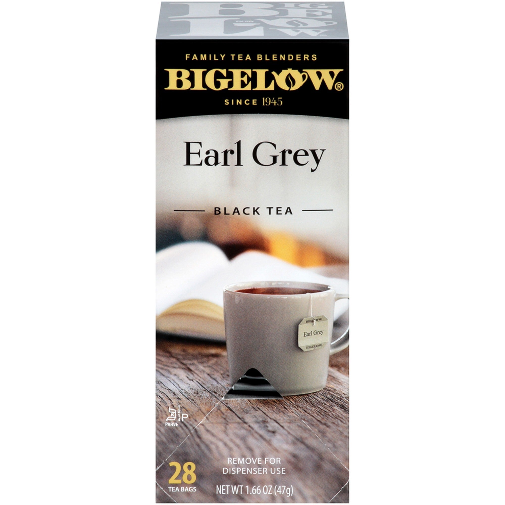 Bigelow Earl Grey Black Tea Bag - Black Tea - 28 Teabag - 28 / Box
