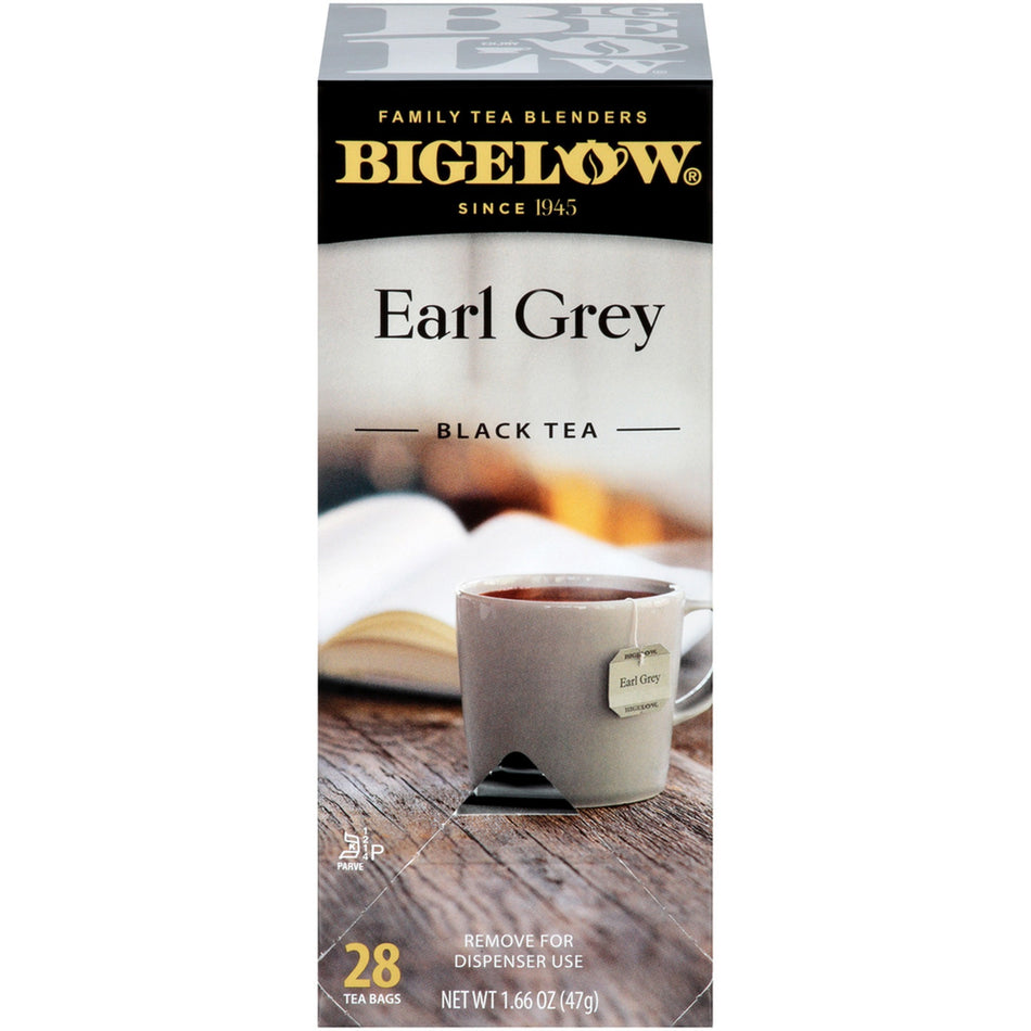 Bigelow Earl Grey Black Tea Bag - Black Tea - 28 Teabag - 28 / Box