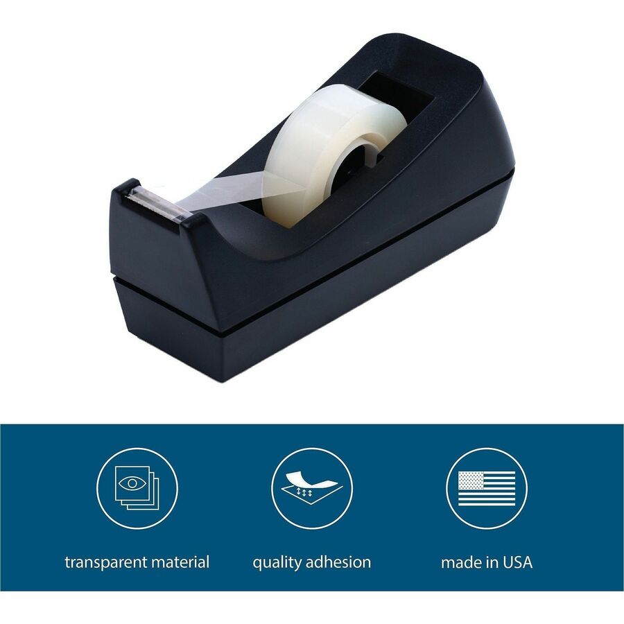 Business Source Premium Invisible Tape Value Pack - 27.78 yd Length x 0.75" Width - 1" Core - Clear - For Multipurpose, Splicing, Mending, Holding - 12 / Pack