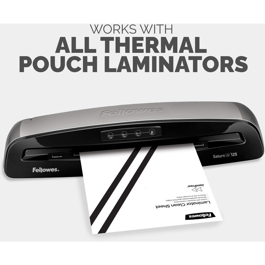 Fellowes Laminator Cleaning Sheets 10pk - White - 10 / Pack