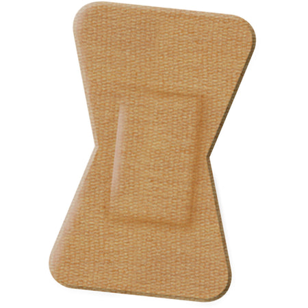 Medline Comfort Cloth Woven Finger Tip Bandage - 1.75" Width x 2" Length - Tan - 100 / Box
