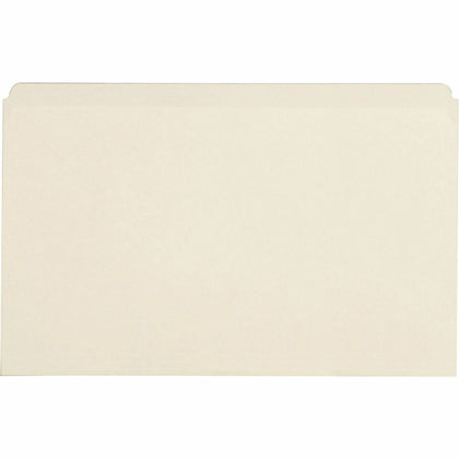 Business Source Legal Recycled File Folders - 8.5’’ x 14’’ - 10.5 pt. - 100/Box - Top Tab