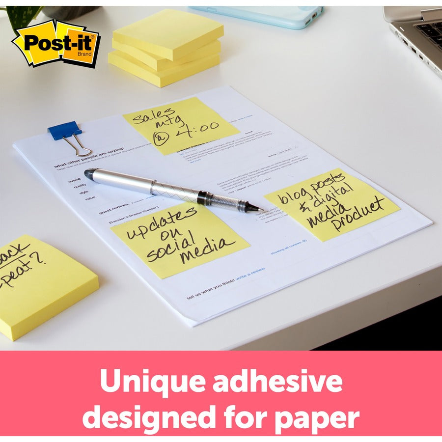 Post-it&reg; Dispenser Notes - Poptimistic Color Collection and Canary Yellow - Alternate-Image6