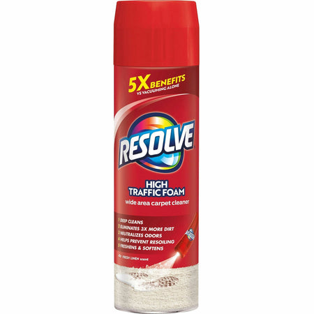 Resolve Carpet Foam - For Carpet - 22 oz (1.37 lb) - Recommended For: Stain Remover - Stain Resistant - Red, Blue - 1 Each