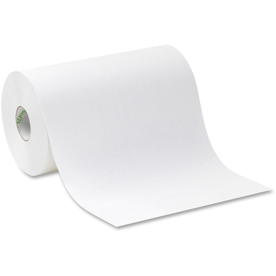 Pacific Blue Ultra Paper Towel Rolls - 1 Ply - 9" Width x 400 ft Length - White - 6 / Carton