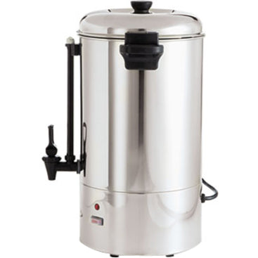 Coffee Pro Stainless Steel Commercial Percolating Urn - 80 Cup(s) - Multi-serve - Stainless Steel - Stainless Steel Body