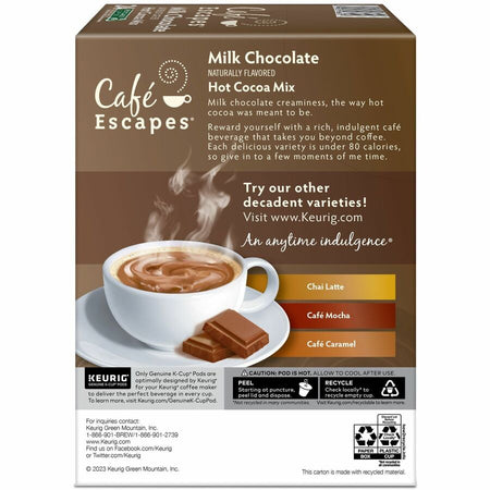 Caf&eacute; Escapes&reg; K-Cup, Pod Milk Chocolate Hot Cocoa - Alternate-Image5