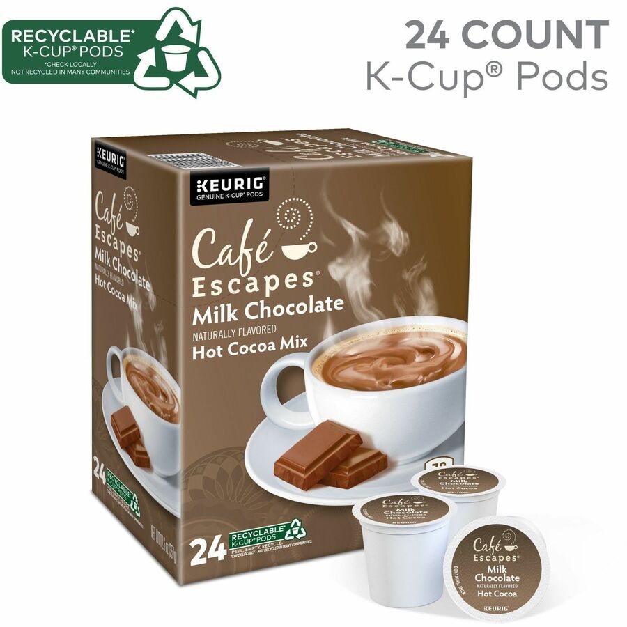 Caf&eacute; Escapes&reg; K-Cup, Pod Milk Chocolate Hot Cocoa - Alternate-Image6