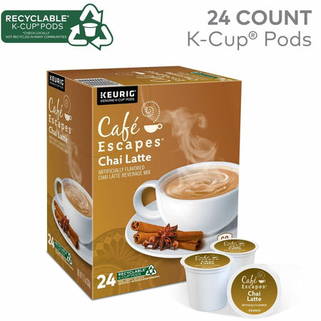 Caf&eacute; Escapes&reg; Chai Latte Single-Serve K-Cup Pods, 24 Count Black Tea K-Cup - Alternate-Image6