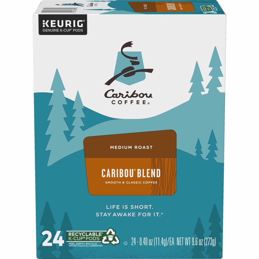 Caribou Coffee&reg; K-Cup Caribou Blend Coffee - Front