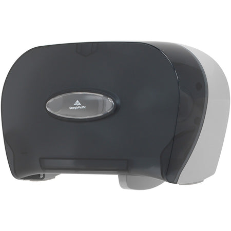 Georgia-Pacific 2-Roll Side-By-Side Standard Roll Toilet Paper Dispenser - Left