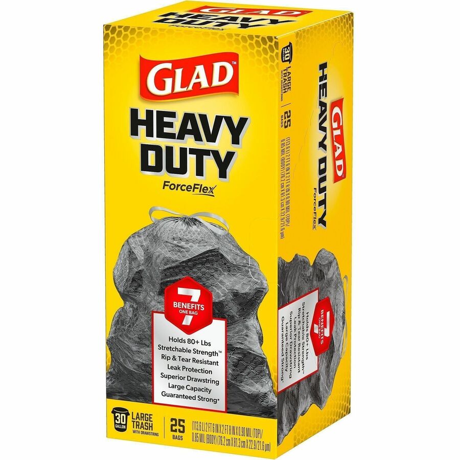 Glad ForceFlex Heavy-Duty Large Drawstring Trash Bags - Alternate-Image11