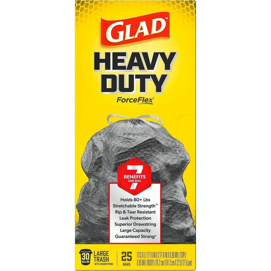 Glad ForceFlex Heavy-Duty Large Drawstring Trash Bags - Alternate-Image12