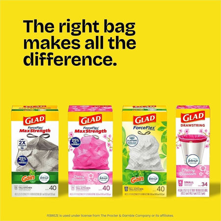 Glad ForceFlex Heavy-Duty Large Drawstring Trash Bags - Alternate-Image9