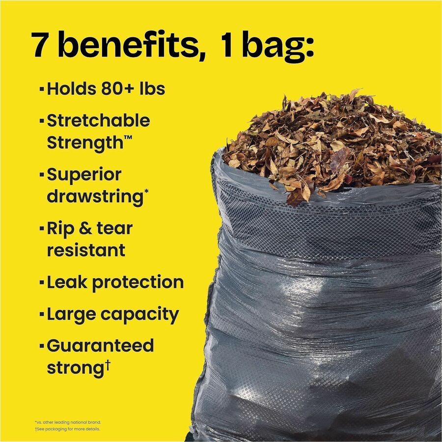 Glad ForceFlex Heavy-Duty Large Drawstring Trash Bags - Alternate-Image3