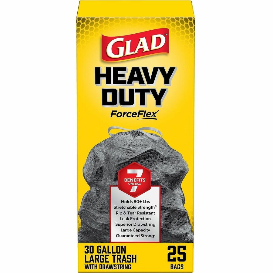 Glad ForceFlex Heavy-Duty Large Drawstring Trash Bags - Alternate-Image17
