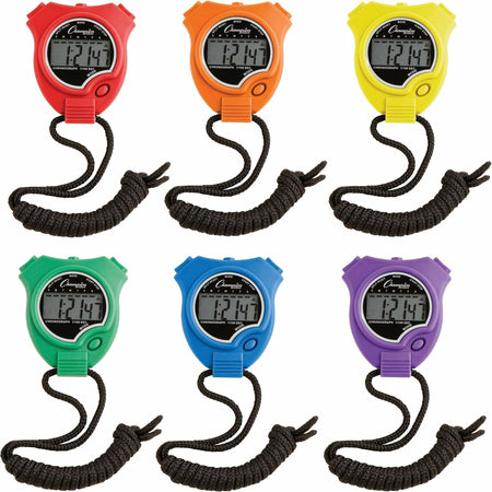 Champion Sports Stop Watch Set - Sports - Digital - Quartz - 6 / Set