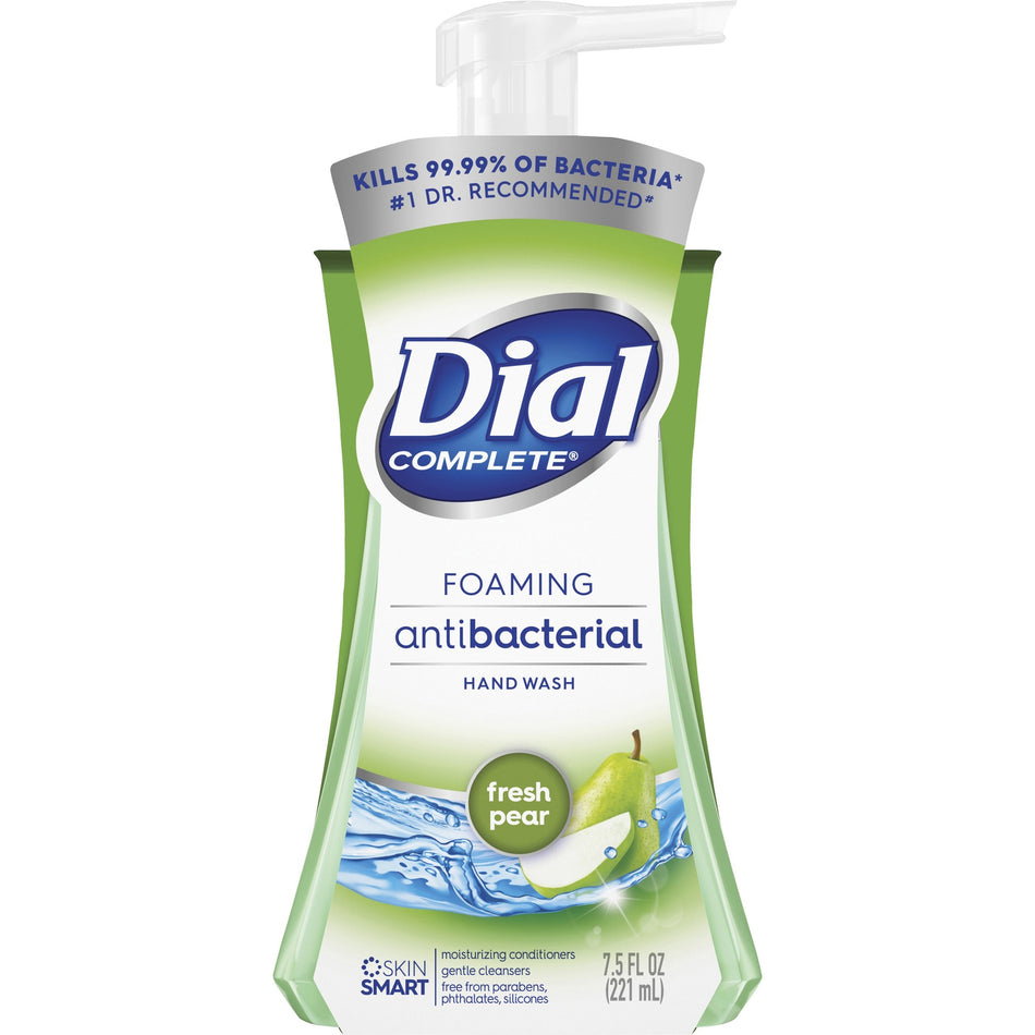 Dial Complete Foaming Hand Wash - Fresh Pear Scent - 7.50 fl oz - Pump Bottle Dispenser - Kill Germs - Hand - Antibacterial - 1 Each