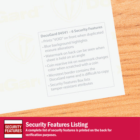 DocuGard Standard Medical Security Paper - Alternate-Image6