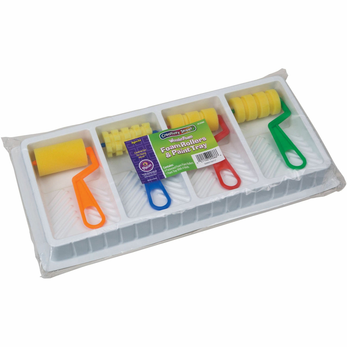 Creativity Street WonderFoam Foam Paint Tray Set - Painting - Assorted - 1 Set