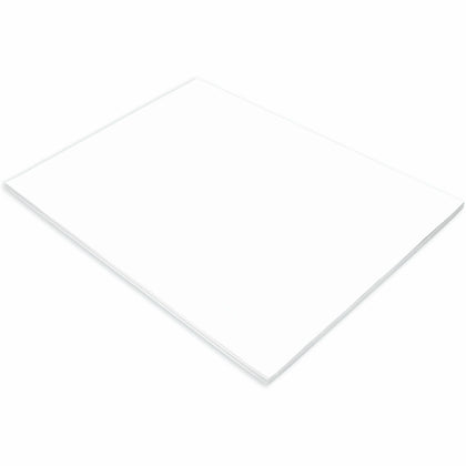 Tru-Ray Construction Paper - Project, Bulletin Board - 24" Width x 18" Length - White - Sulphite - 50 / Pack