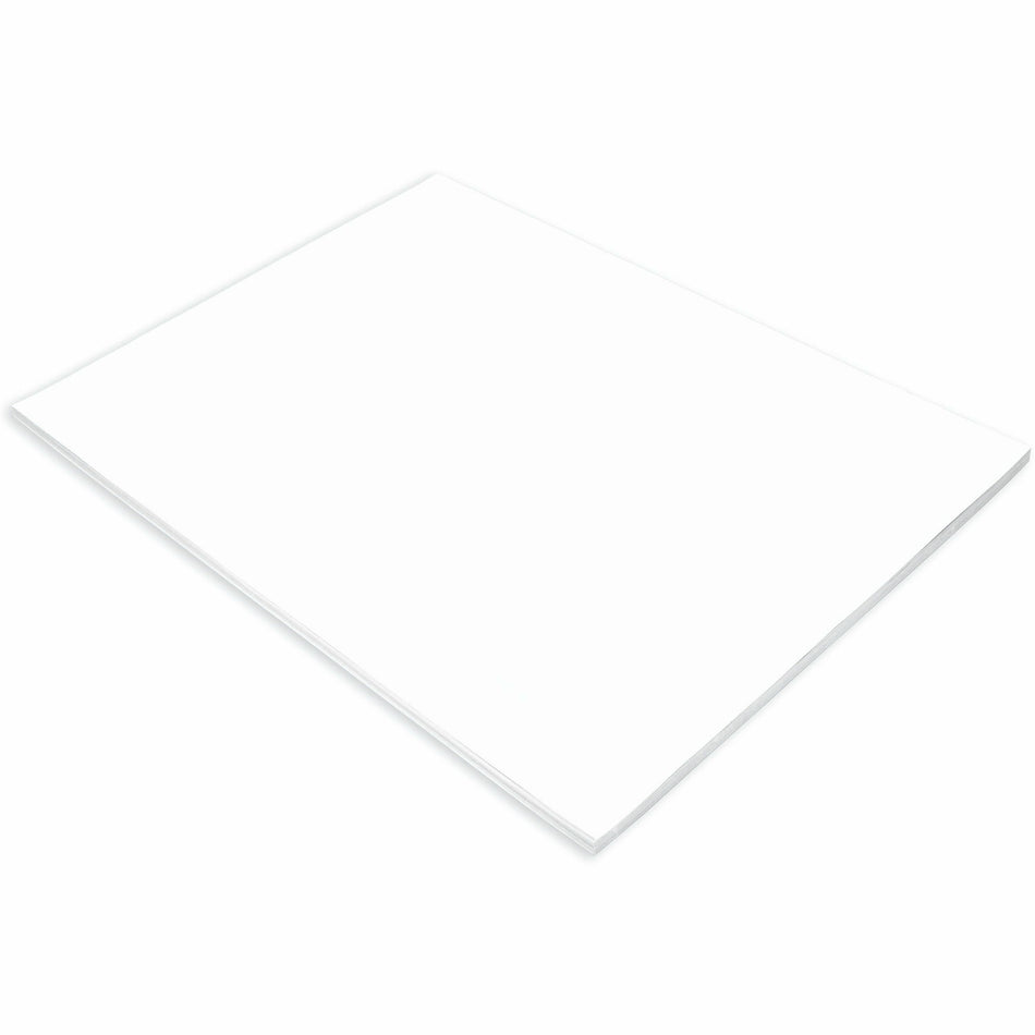 Tru-Ray Construction Paper - Project, Bulletin Board - 24" Width x 18" Length - White - Sulphite - 50 / Pack