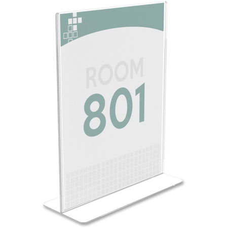 Deflecto Superior Image Double-Sided Sign Holder - Right