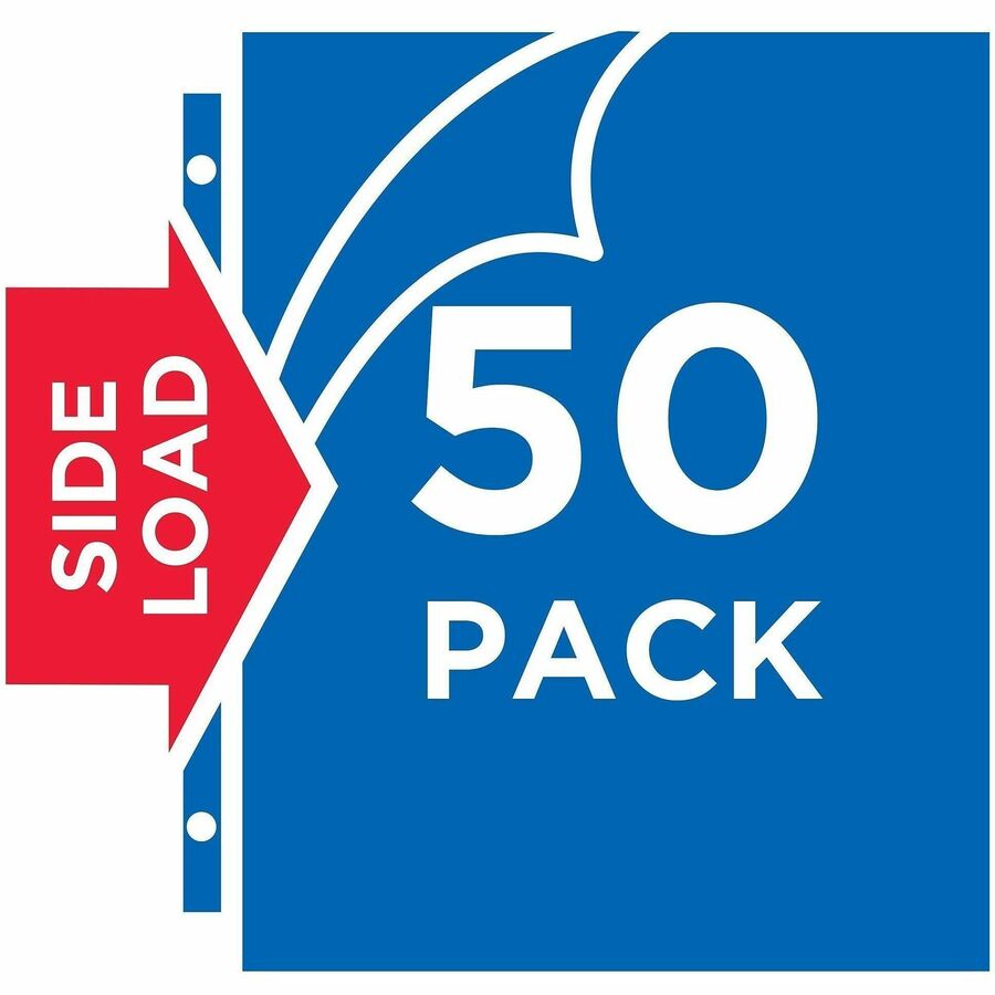 Avery® Quick Load Nonglare Sheet Protectors, Acid-Free, Archival Safe, 50 Protectors - Alternate-Image3