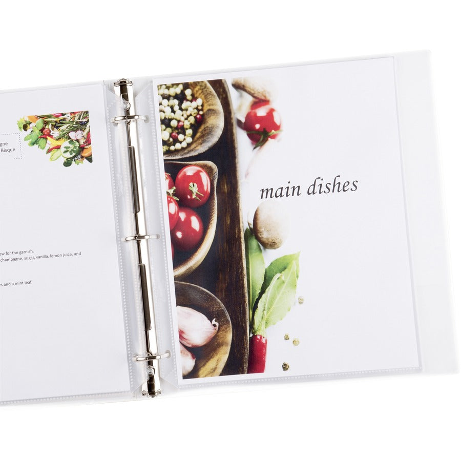 Avery® Diamond Clear Heavyweight Sheet Protectors - Sheet Capacity - For Letter 8 1/2" x 11" Sheet - 3 x Holes - Ring Binder - Top Loading - Diamond Clear - Polypropylene - 50 / Box