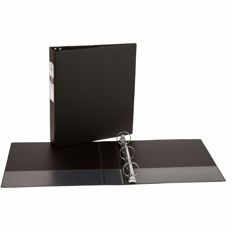 Avery&reg; Standard Binder, 1.5" Round Rings, Black Binder (03401) - Alternate-Image5