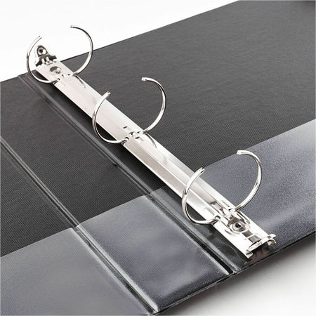 Avery&reg; Standard Binder, 1.5" Round Rings, Black Binder (03401) - Alternate-Image3