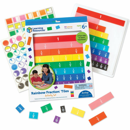Rainbow Fraction Tiles - Theme/Subject: Learning - Skill Learning: Fraction, Mathematics - 6+ - 51 / Set
