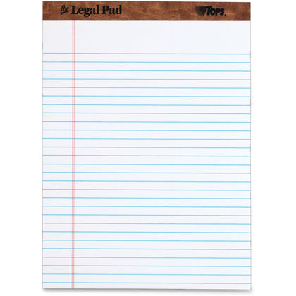 TOPS The Legal Pad - Letter - Letter - 8 1/2" x 11" Sheet Size - White Paper - 1 Each