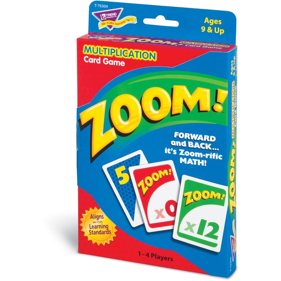 Trend Zoom Multiplication Learning Game - Learning - Educational - 1 to 4 Players - 100 / Box