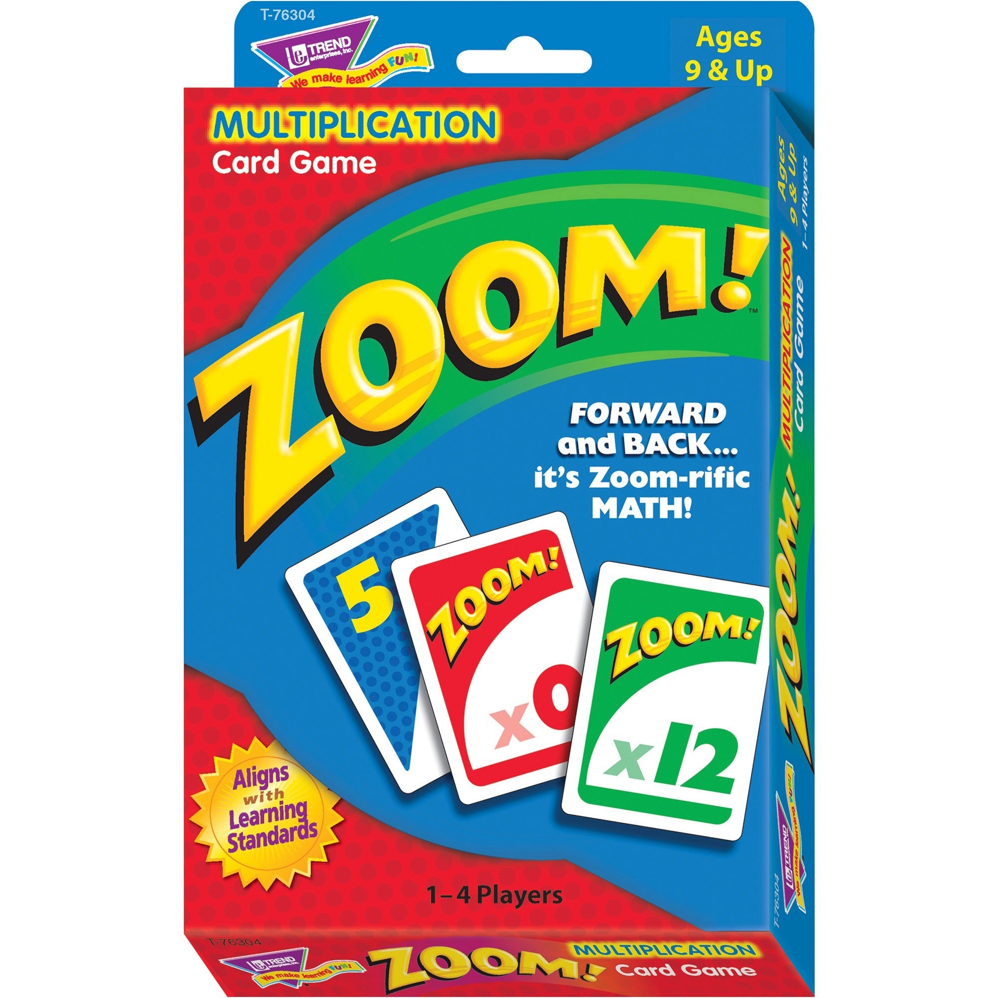 Trend Zoom Multiplication Learning Game - Learning - Educational - 1 to 4 Players - 100 / Box