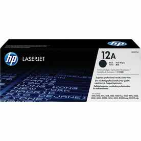 HP 12A (Q2612A) Original Standard Yield Laser Toner Cartridge - Single Pack - Black - 1 Each - 2000