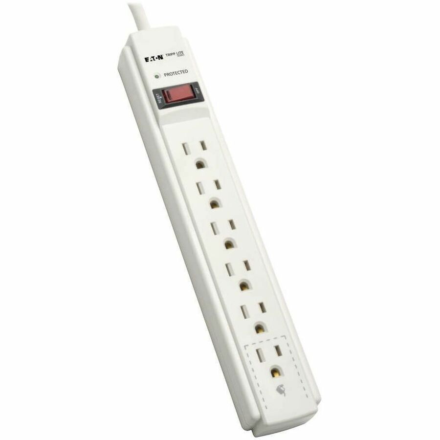 Tripp Lite series 6-Outlet Economy Surge Protector - 6 x NEMA 5-15R - 1800 VA - 900 J - 120 V AC Input - 120 V AC Output - 6 ft