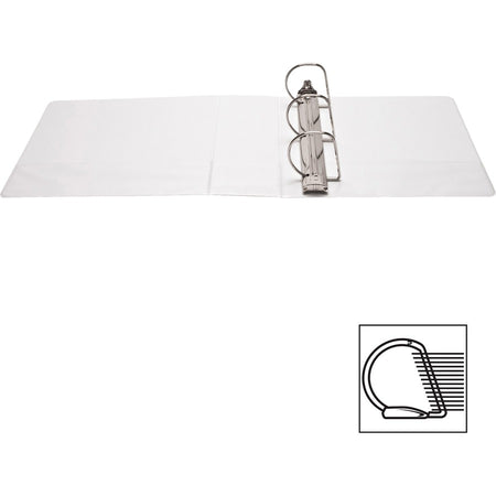 Business Source Basic D-Ring White View Binders - Top