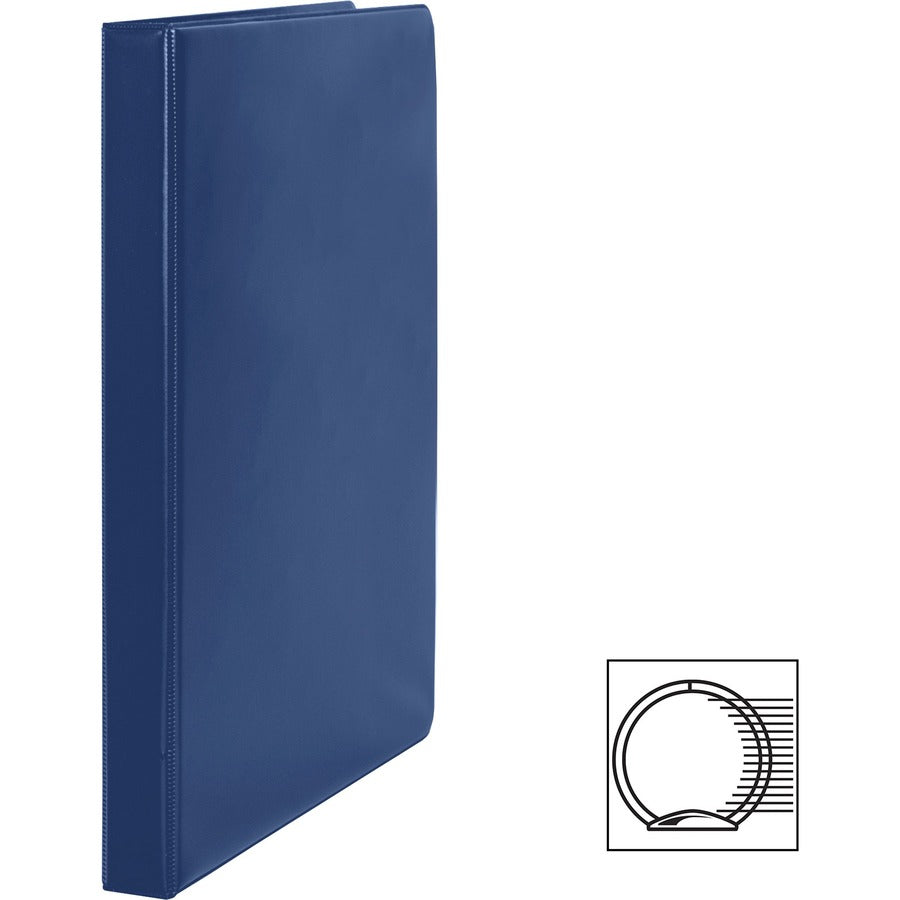 Business Source Basic Round Ring Binders - Left