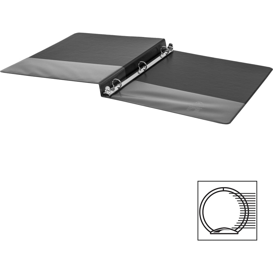Business Source Basic Round Ring Binders - Alternate-Image2